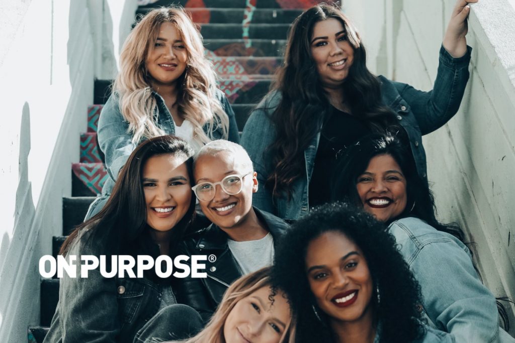 Women in small group studying On-Purpose Peace